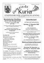 Gemeinde-Kurier November 2008