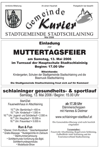 Gemeinde-Kurier Mai 2006