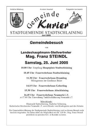 Gemeinde-Kurier Juni/2 2005