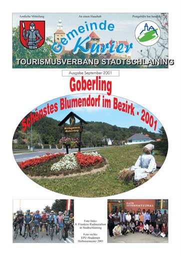 Gemeinde-Kurier September 2001