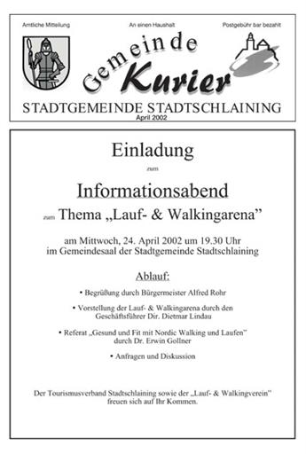 Gemeinde-Kurier April 2001